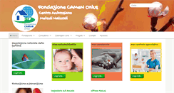 Desktop Screenshot of fondazionecamen.org